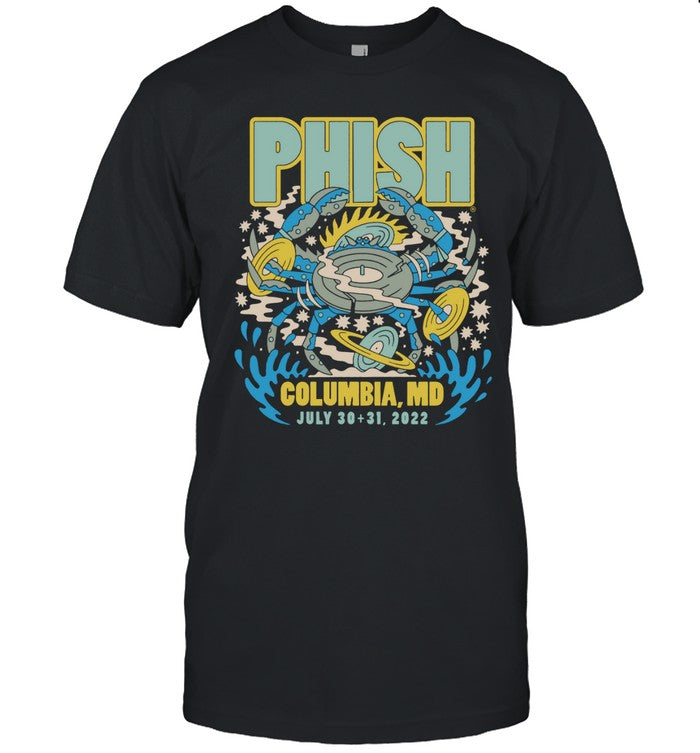 Phish Columbia MD July 2022 Tee