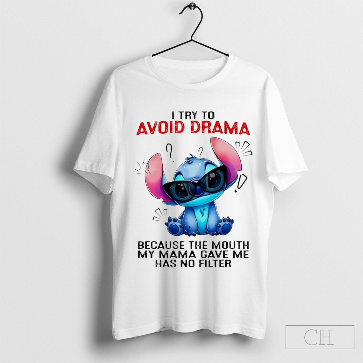 Stitch I Try To Avoid Drama Shirt