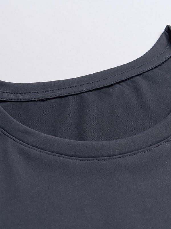 Men's Regular Fit Graphic Print Round Neck Knit Tee, Summer Clothes,Â StreetwearÂ Guys Hawaiian Tropical & Letter Graphic Short SleeveÂ CrewneckÂ T-Shirt,Â Menswear,Â Crew Neck Trendy Casual Top for Summer