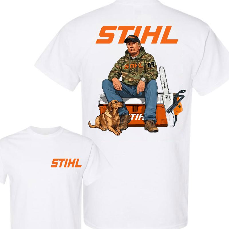 STIHL Trump hunting shirt, 47th president Trumpp Supporter shirt, Stihl Trump won 2024 shirt  for men and women