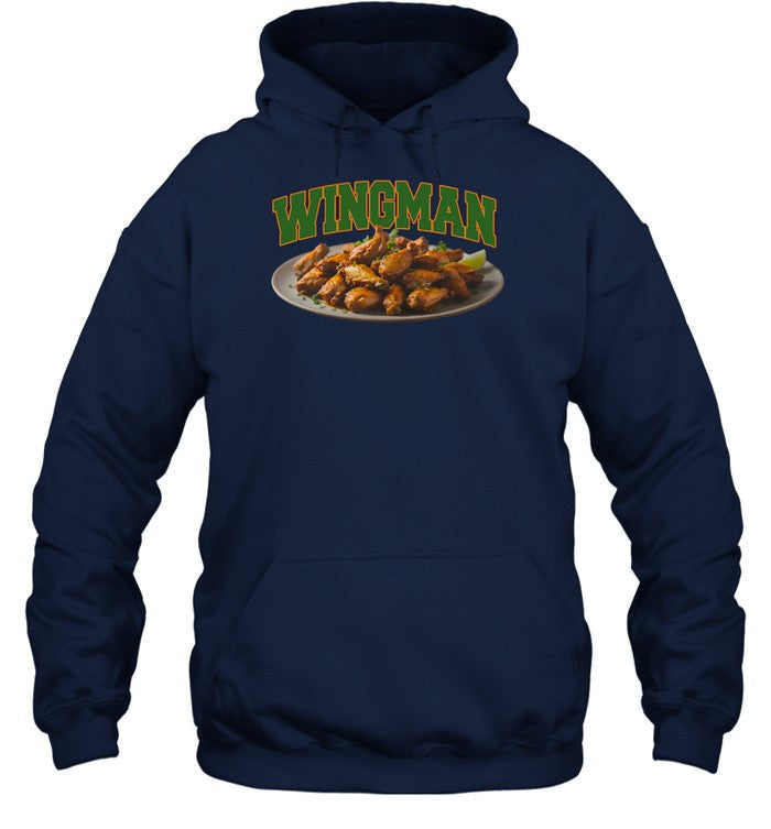 Middleclassfancy Wingman Chicken Hooded Sweatshirt