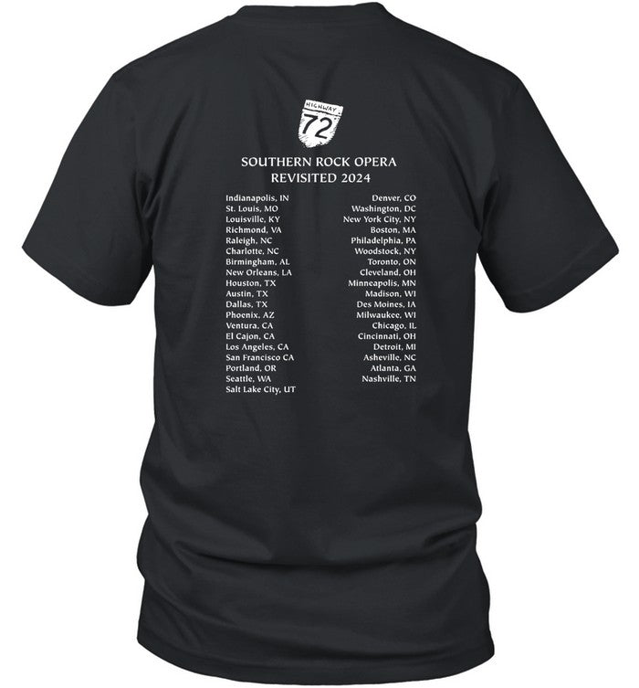 T-Shirt Drive-By Truckers Southern Rock Opera Revisited 2024 Tour