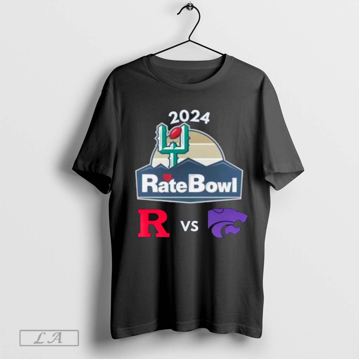 Rutgers Scarlet Knights Vs Kansas State Wildcats 2 24 Rate Bowl T Shirt