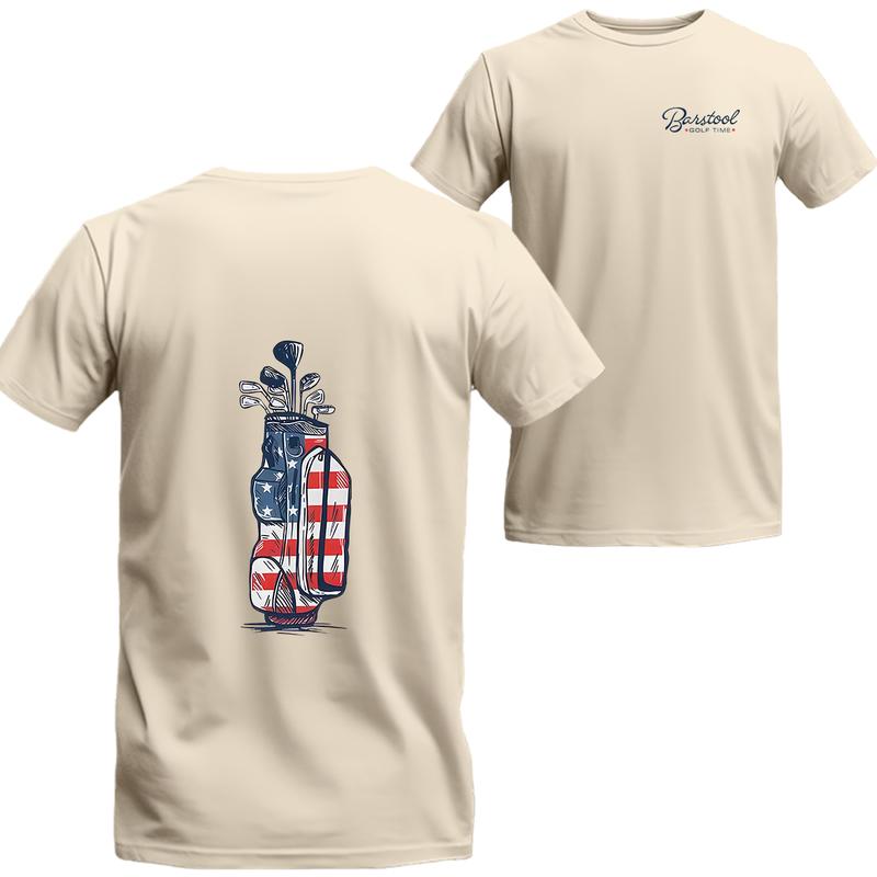 Barstool Golf Bag T-shirt, Barstool Short Sleeve Tee, Unisex Shirt, Menswear Top