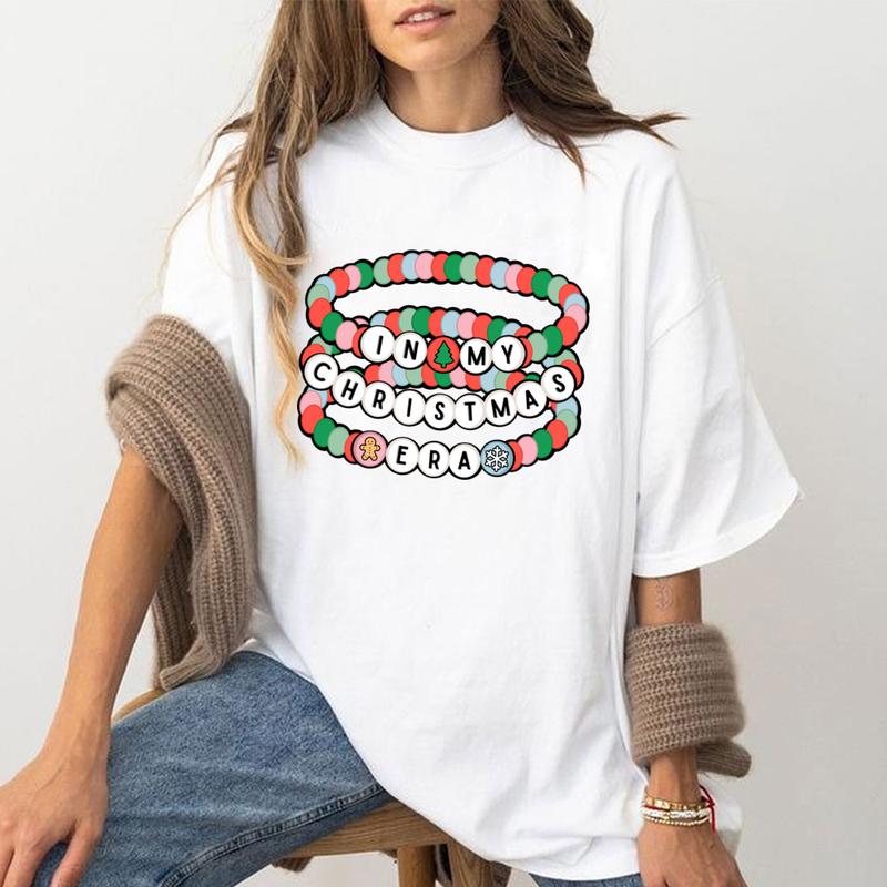 In My Christmas Era Shirt, Christmas Shirt, Friendship Bracelet Shirt