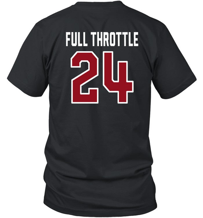 Rob Bradford Wearing Full Throttle 24 Shirt