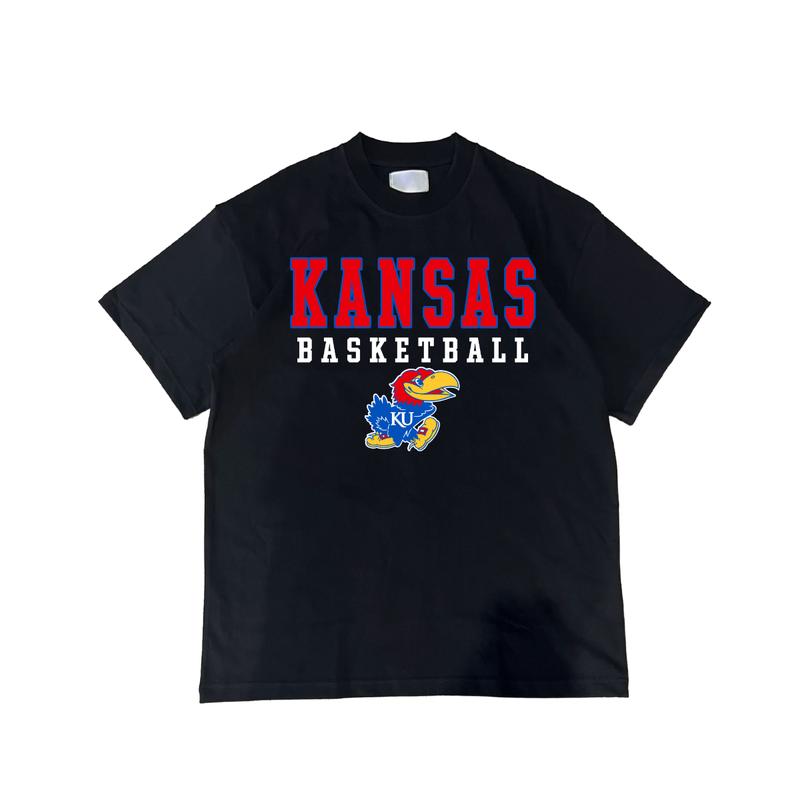 BLACK T-SHIRT Vintage NCAA Basketball College 90S All Teams Sport Classic Sweater Pullover Long Sleeve Sweatshirts t shirt Menswear Casual