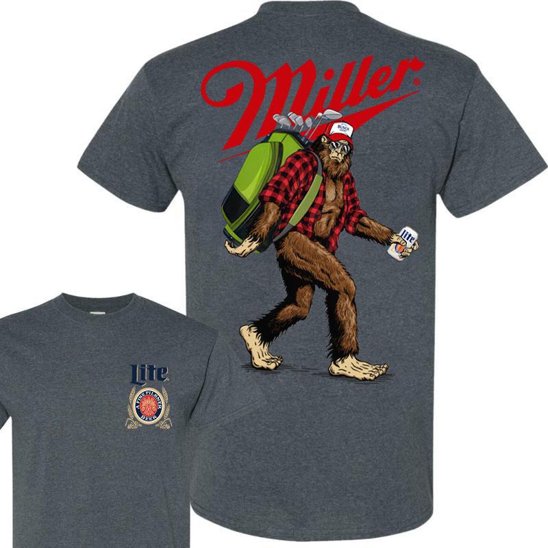Big Foot Golf Miller Lite shirt,  Golf Big Foot sweatshirt, Golf Miller Lite hoodie for men and women
