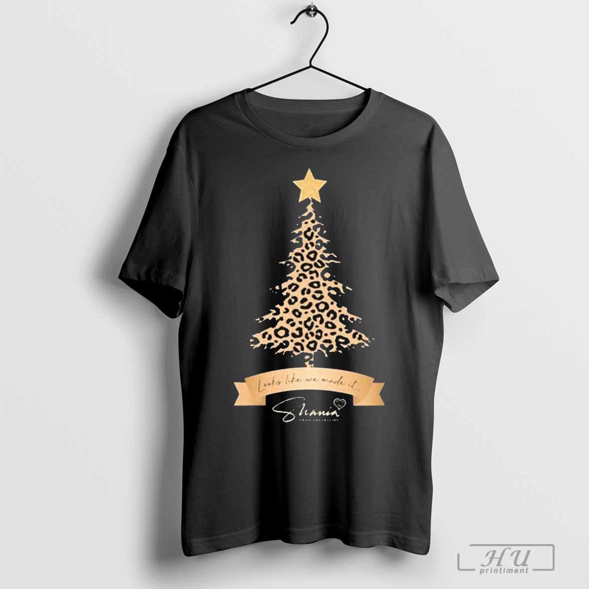 Shania Twain Foundation Leopard Christmas Tree 2024 T-shirt
