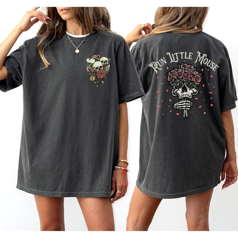 Run Little Mouse Sweatshirt, Haunting Adeline Zade Meadows Shirt, Dark Romance Merch, Booktok Shirt, Smut Reader, Book Lover Gifts for Her, T-Shirt, C