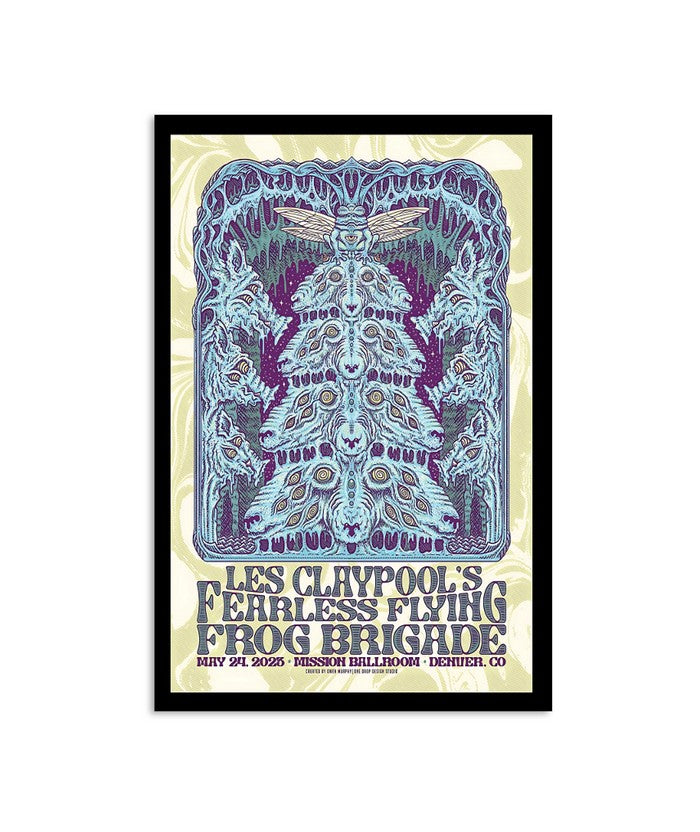 Les Claypool Fearless Flying Frog Brigade May 24 2023 Mission Ballroom Co Poster