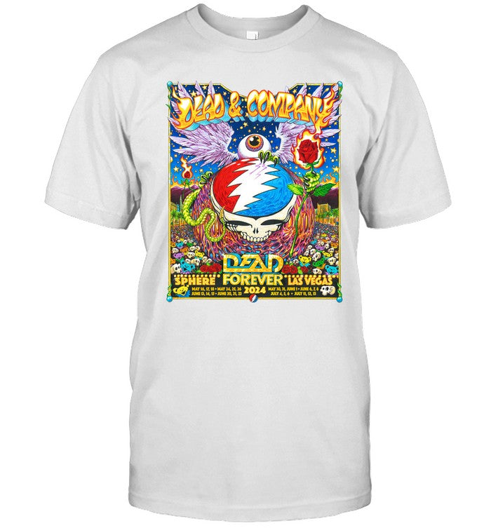 Dead & Company Dead Forever Live at Sphere Las Vegas 2024 T-Shirt