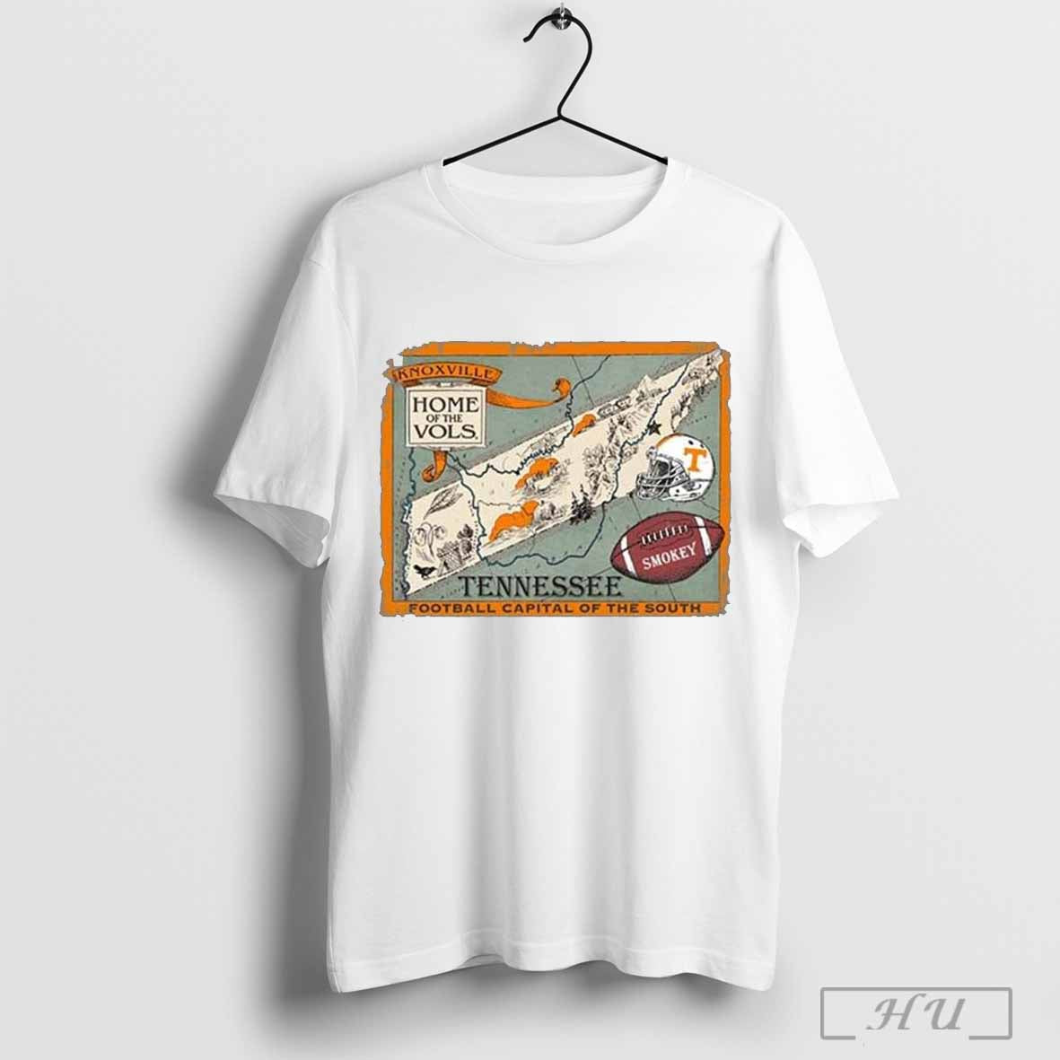 Tennessee Football Capital Of The South Home Of The Vols T Shirt