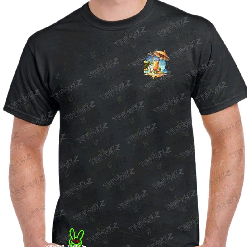 Cayman Cider Men's funny T-shirt Menswear humor Crewneck Casual Cotton