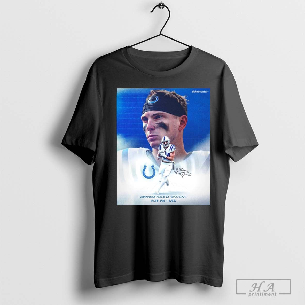 Poster Indianapolis Colts Vs Denver Broncos Empower Field At Mile High December 15 2024 T Shirt