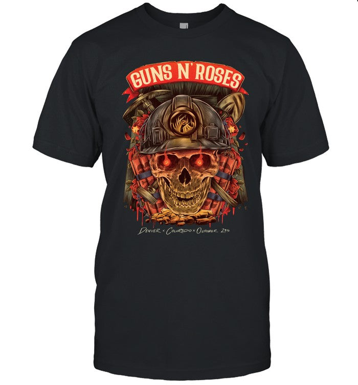Limited Gun N' Roses Denver Colorado Oct 27, 2023 Shirt
