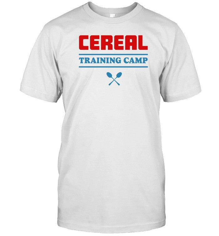 Jason Kelce Wearing Cereal Training Camp Shirt