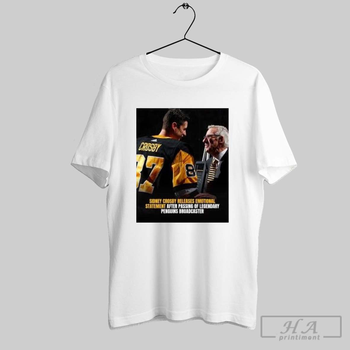 Sidney Crosby Releases Emotional Statement After Passing Of Legendary Penguins Broadcaster T Shirt