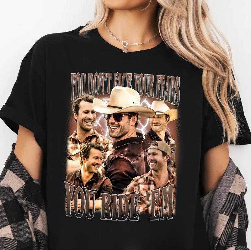 You donâ€™t face your fears, you ride â€˜em Gildan T-shirt, Sweatshirt, Hoodie