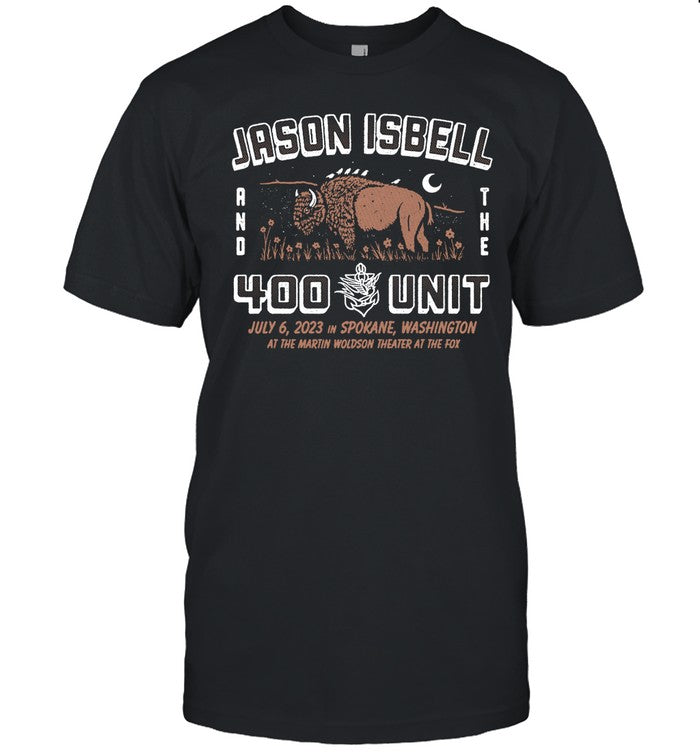 Jason Isbell and the 400 Unit July 6 2023 Martin Woldson Theater at The Fox, Spokane, WA Shirt