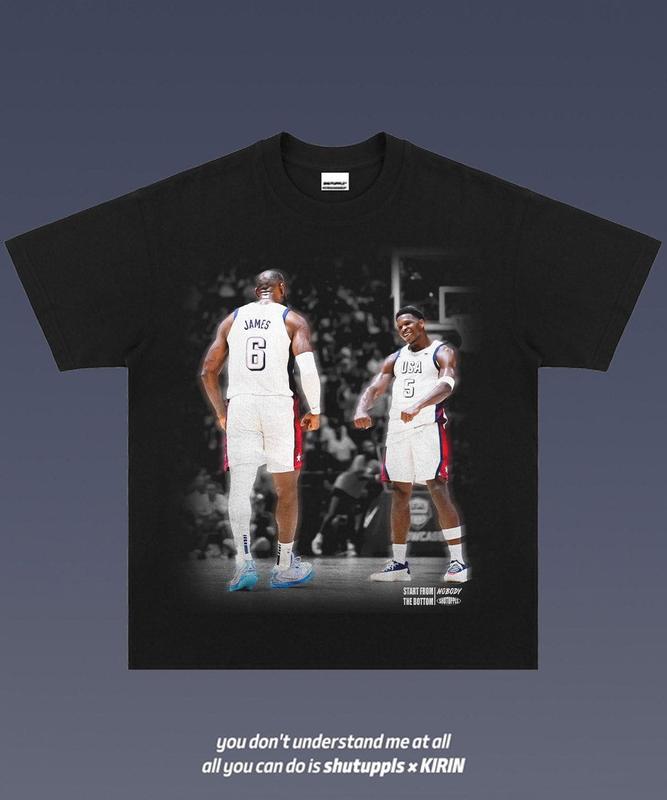 LEBRON JAMES ANTHONY EDWARDS Tee  Vintage Tee Graphic T-Shirt Sweatshirt Hoodie  Sport Tee - Gift For Fan 1.0