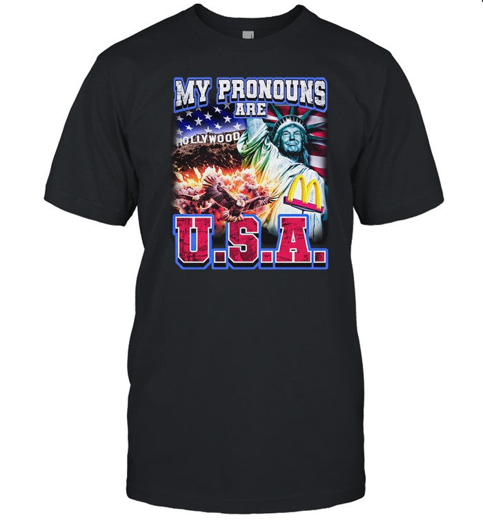 Shirt My Pronouns Are U.S.A