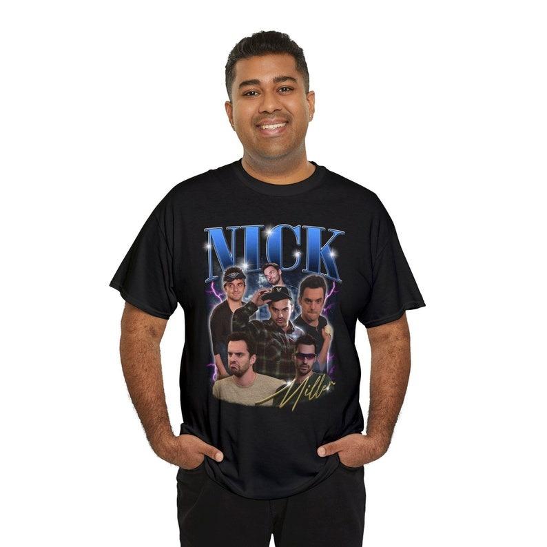 NICKk MILLERr Shirt, Nick Millerr Homage Vintage Tshirt, Nickk Millerr Retro Fan Tees, Nick Miller Retro 90s Sweater, Nick Miller Merch Gift L06  000