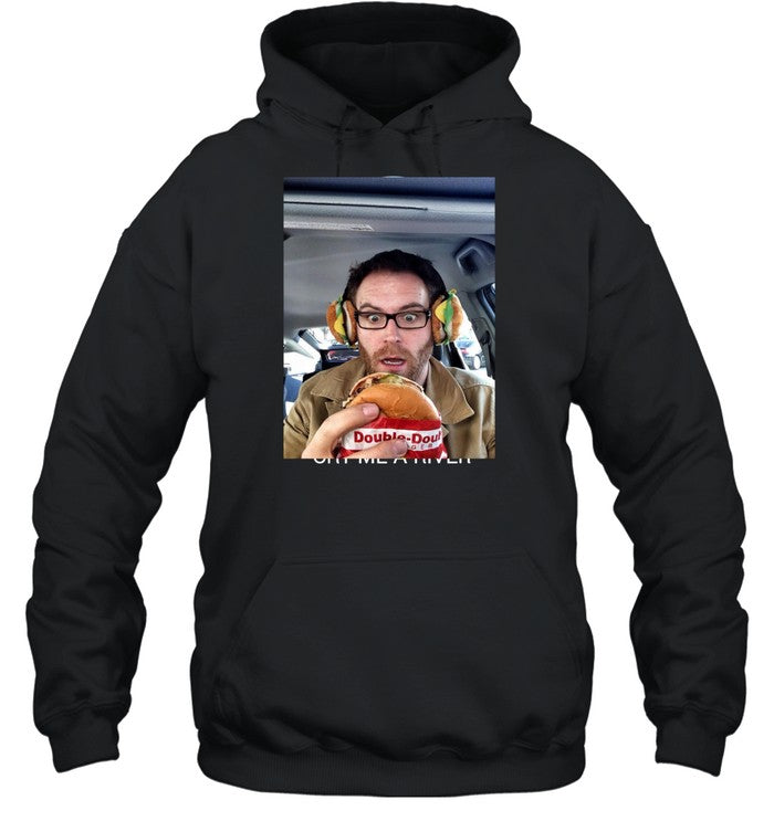 Josh Gates Hamburger Earmuffs Forever Hoodie