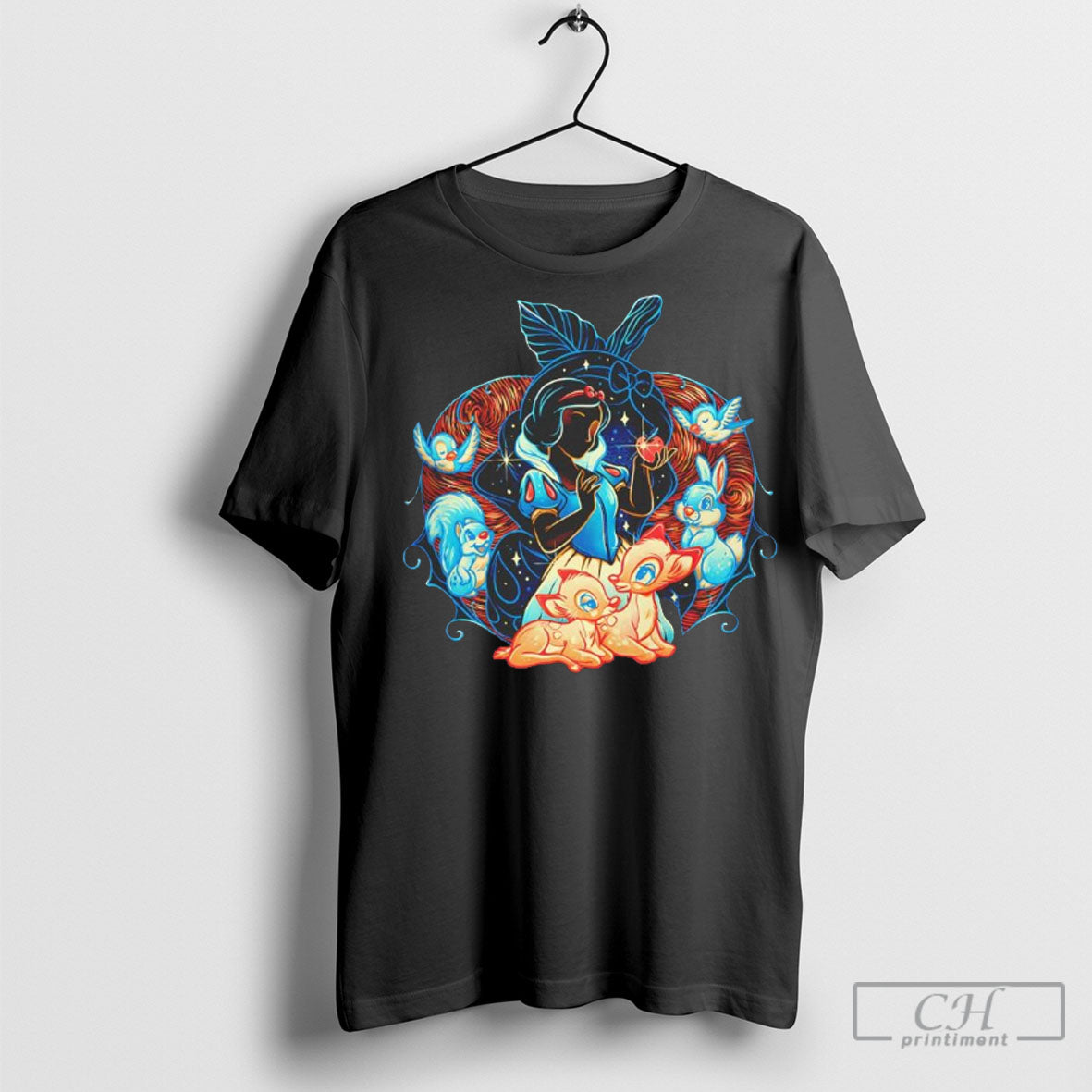 Snow White And The Seven Dwarfs The Fairest In The Night Sky Shirt