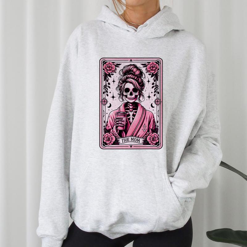 The Mom Tarot- Unisex Crewneck Sweatshirt - Print is Sublimation, Christmas Crewneck, Gift Idea, Relaxed Fit, Casual Apparel