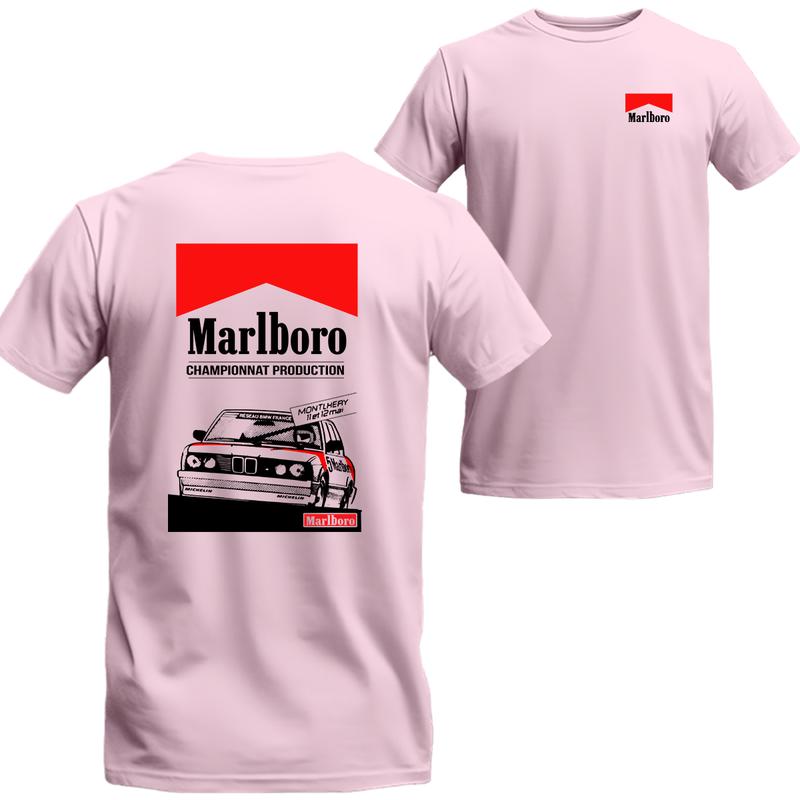 Gangster Racing  Marlboro T-shirt, Marlboro Short Sleeve Tee, Unisex Shirt Menswear Top