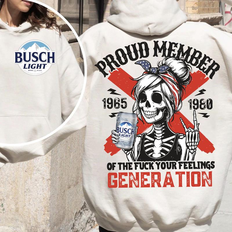 Gen X BusDrink Shirt: Generation X FAFO Two Side Tee, Casual Gen X T-Shirt for GenX Enthusiasts