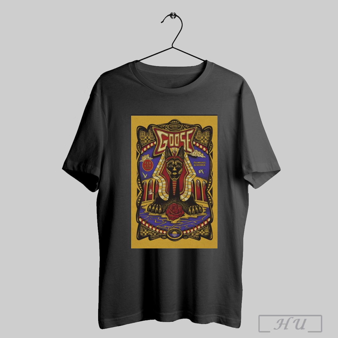 Poster Goose Feb 6 8 2025 Miller High Life Theatre In Milwaukee Wi T Shirt Sweatshirt