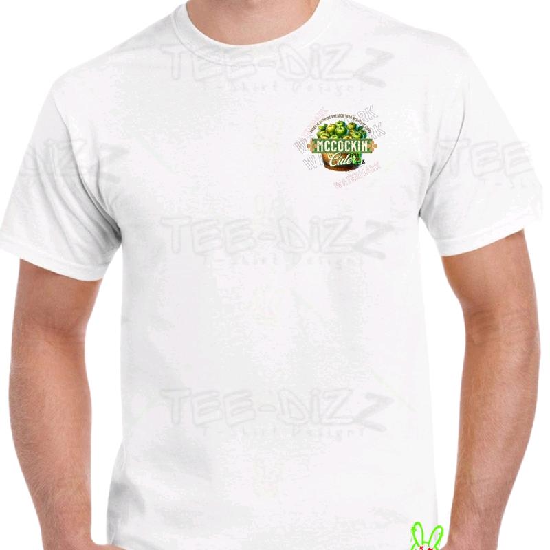 McCockin Cider Men's funny T-shirt- Crewneck humor Menswear Casual Tshirt