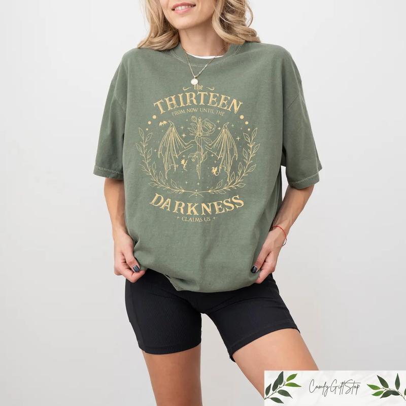 Throne of Glass Fantasy Bookish Shirt, Retro Darkness Claim Us Book Gift, Fantastic Reader Unisex Crewneck Sweatshirt, Hobby Lover Top