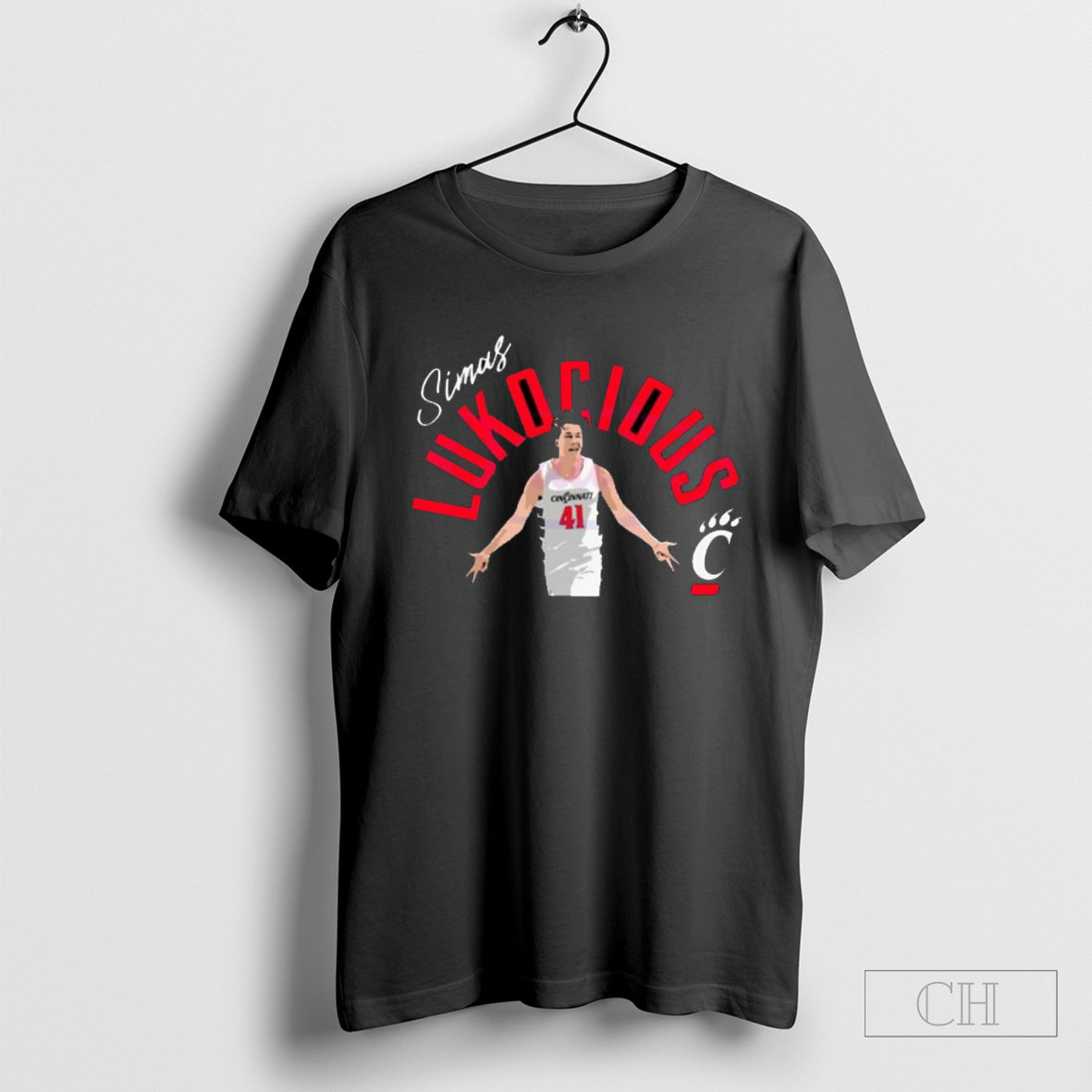 Simas Lukocious Cincinnati Bearcats Basketball Shirt