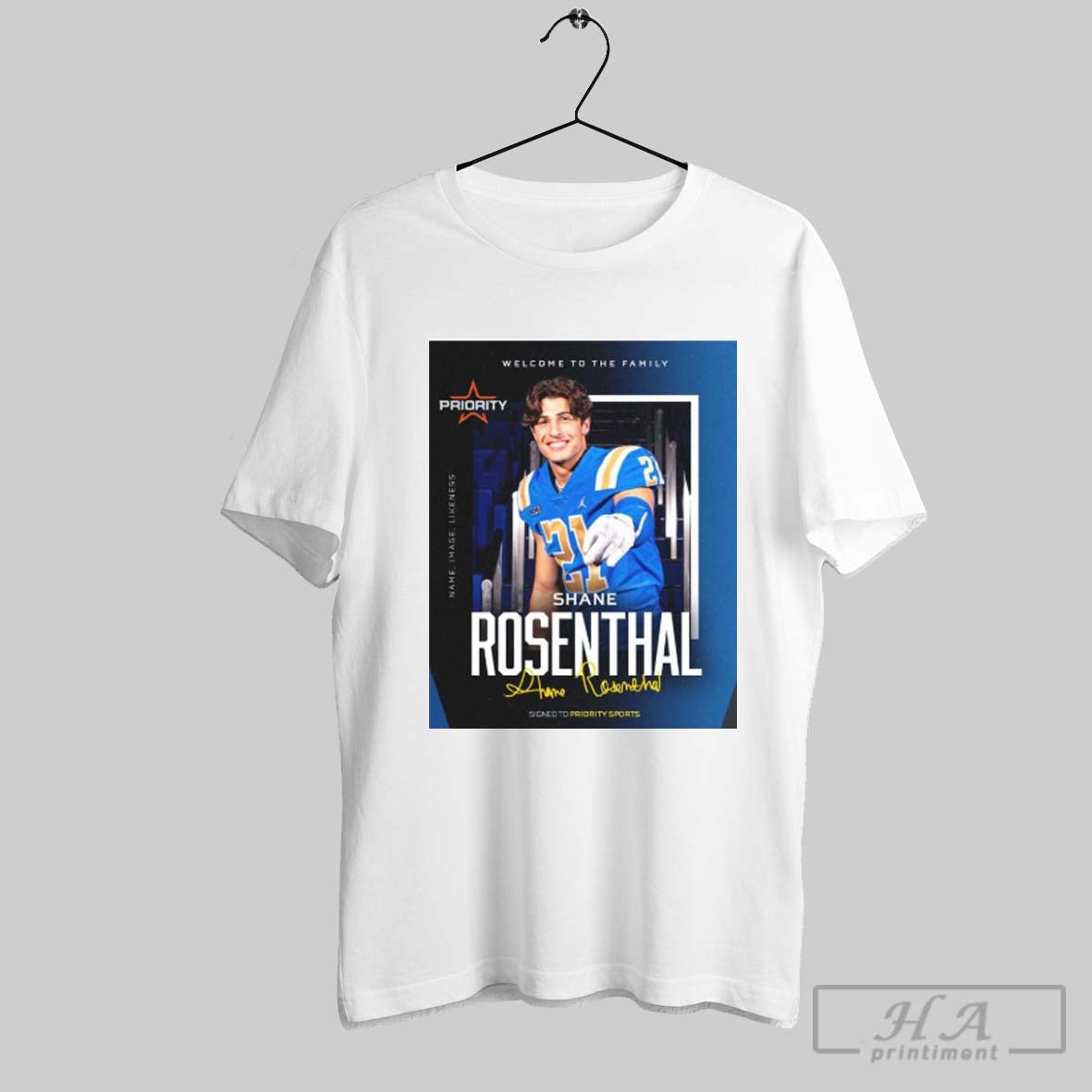 Shane Rosenthal First Team All American Californias All Time Leader In Receptions Signature Poster T Shirt
