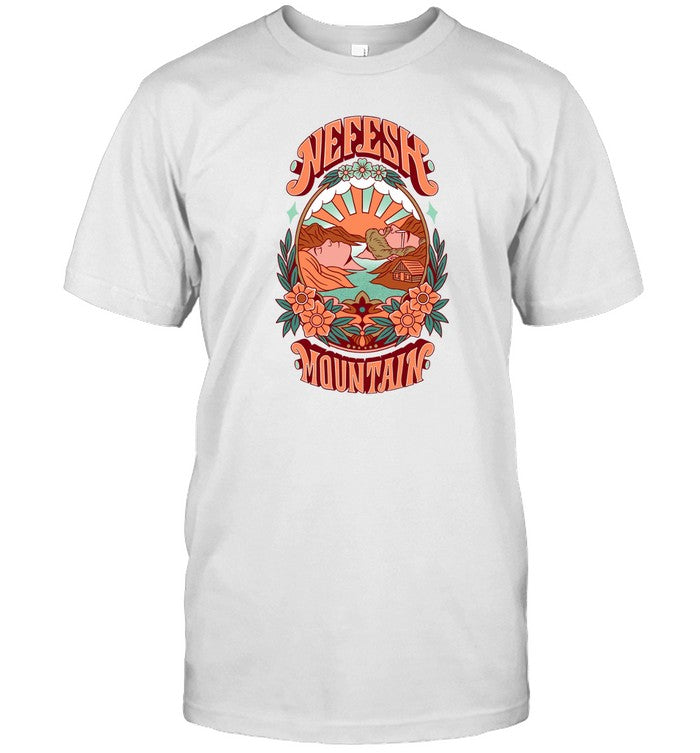 Nefesh Mountain Cabin White New 2024 T Shirt