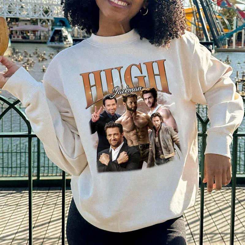 Hugh Shirt Jackman Shirt Gift For Woman and Man Unisex T-Shirt Casual Cotton