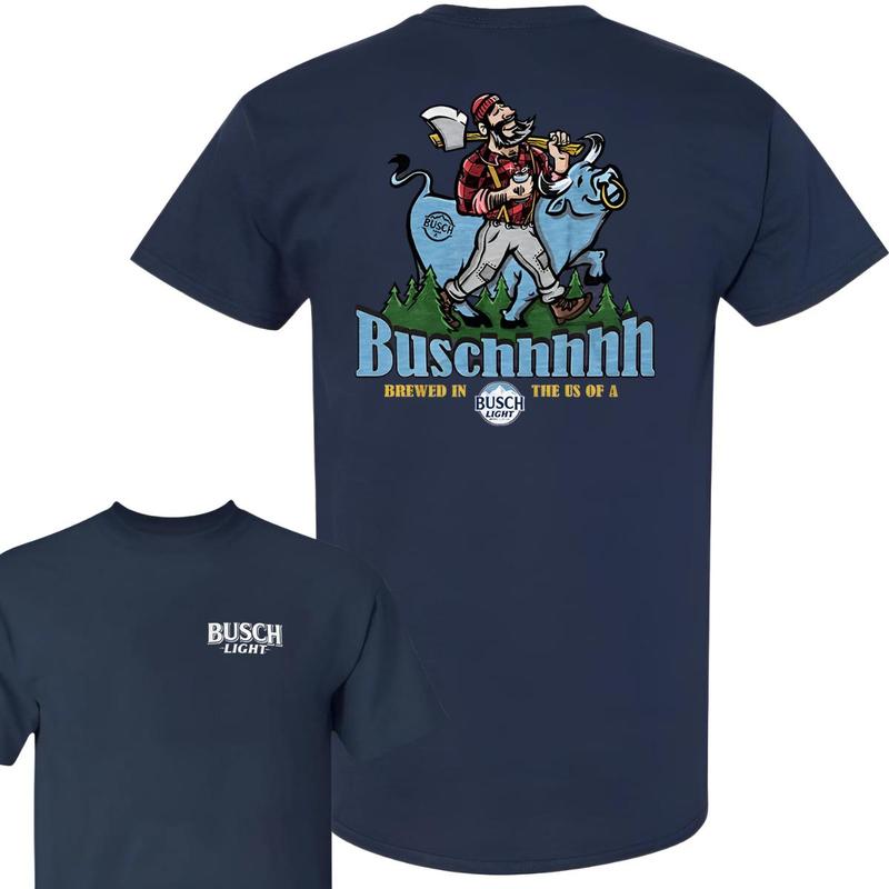 Busch Light Brewed In The US Of A Tee T-shirt, Busch Light T-shirt, Full Color For Men And Women T-shirt, Busch Light Beer T-shirt