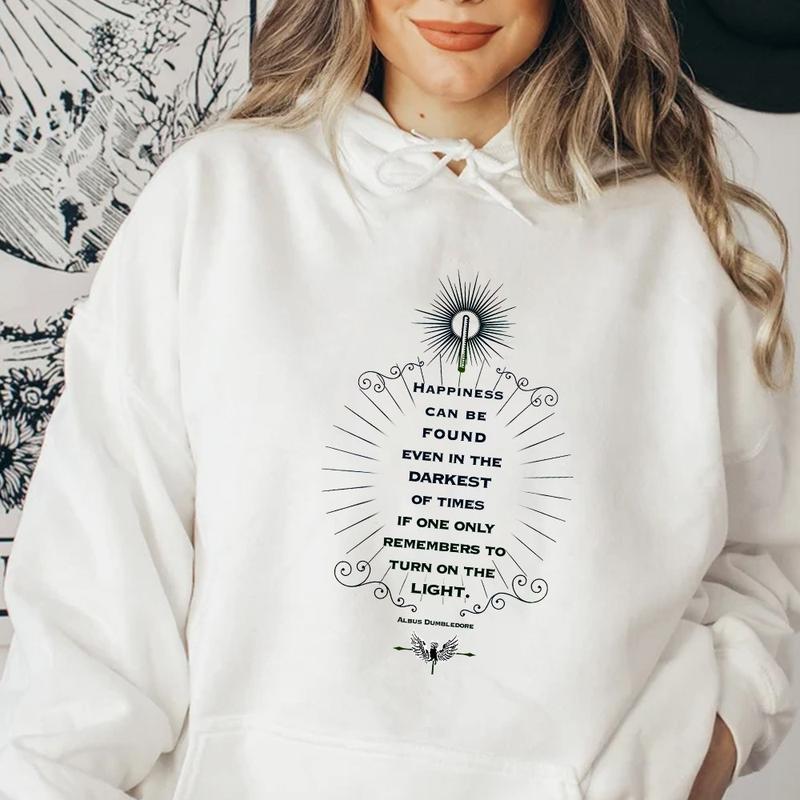 Dxmblxdorx Famous Quotes Sweatshirt Hoodie Shirt, gift for fan Cotton Menswear Relaxed Fit Sweaters Tee hogwarts house