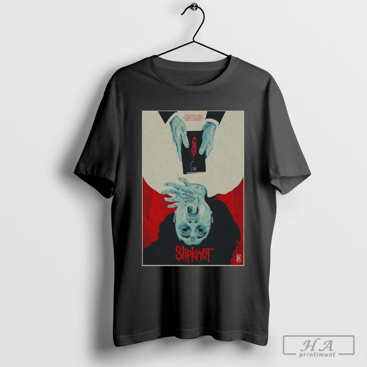 Slipknot Nov 5 2024 Movistar Arena In BogotaÃŒÂ Colombia t-shirt