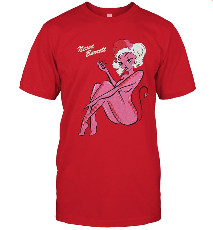 Limited Nessa Barrett Bad Santa Shirt
