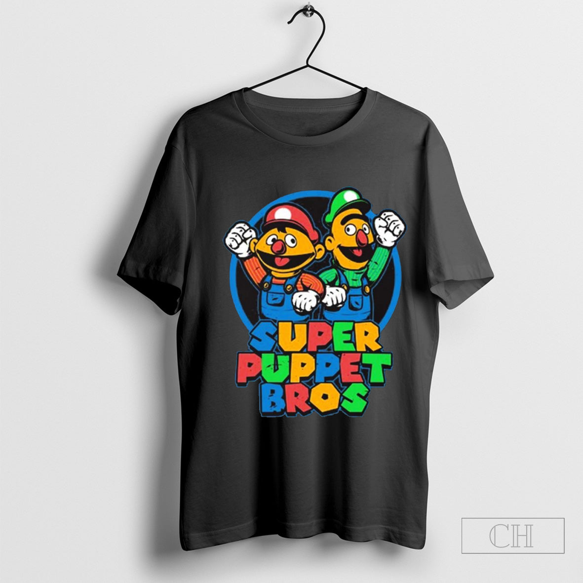 Teefury Super Puppet Bros Game t-shirt