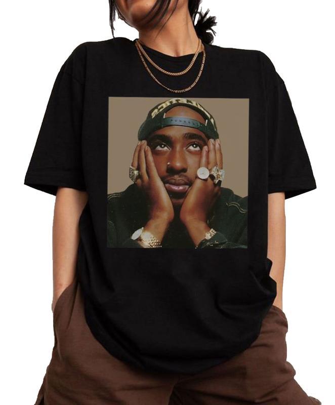 2pac 90s Shirt, 90s Bootleg Tupac Tshirt, Rapper Shirt, Hip Hop Legends Tee, Rapper Merch, Unisex Short Sleeve Tee