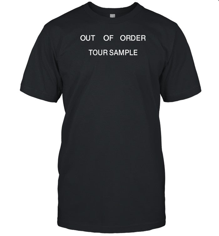 Limited Dominic Fike Out Of Order Tour Sample T Shirt