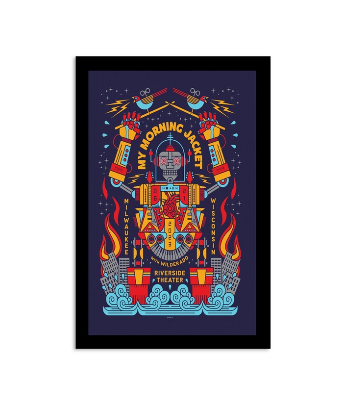 My Morning Jacket 06212023 Milwaukee Wisconsin Riverside Theater Poster Limited