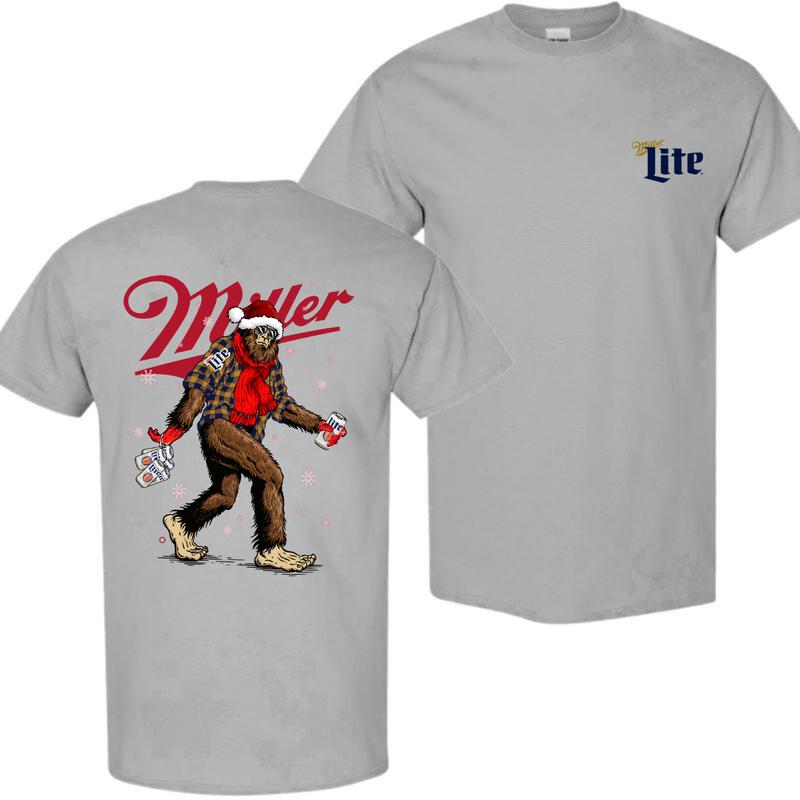 Tastes Like Miller Beer Bigfoot T Shirt, Big Foot Eugene Shirt, Miller High Life Beer Shirt, Unisex T-Shirt, Cotton, Casual Graphic T-shirt, Unisex T-
