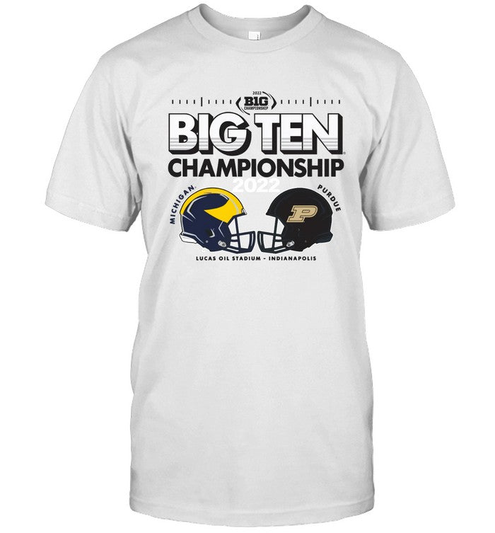 Michigan vs Purdue 2022 Big ten Championship 2022 Lucas Oil Stadium Indianapolis Shirt Limited