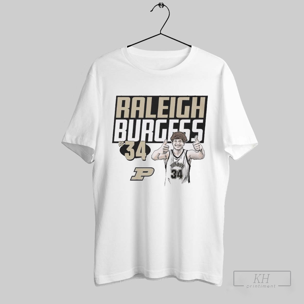 Raleigh Burgess Thumbs Up Boilermakers Basketball T Shirt T Shirt